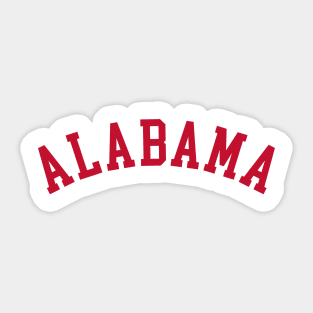 Classic Alabama Fan Rivalry Sticker